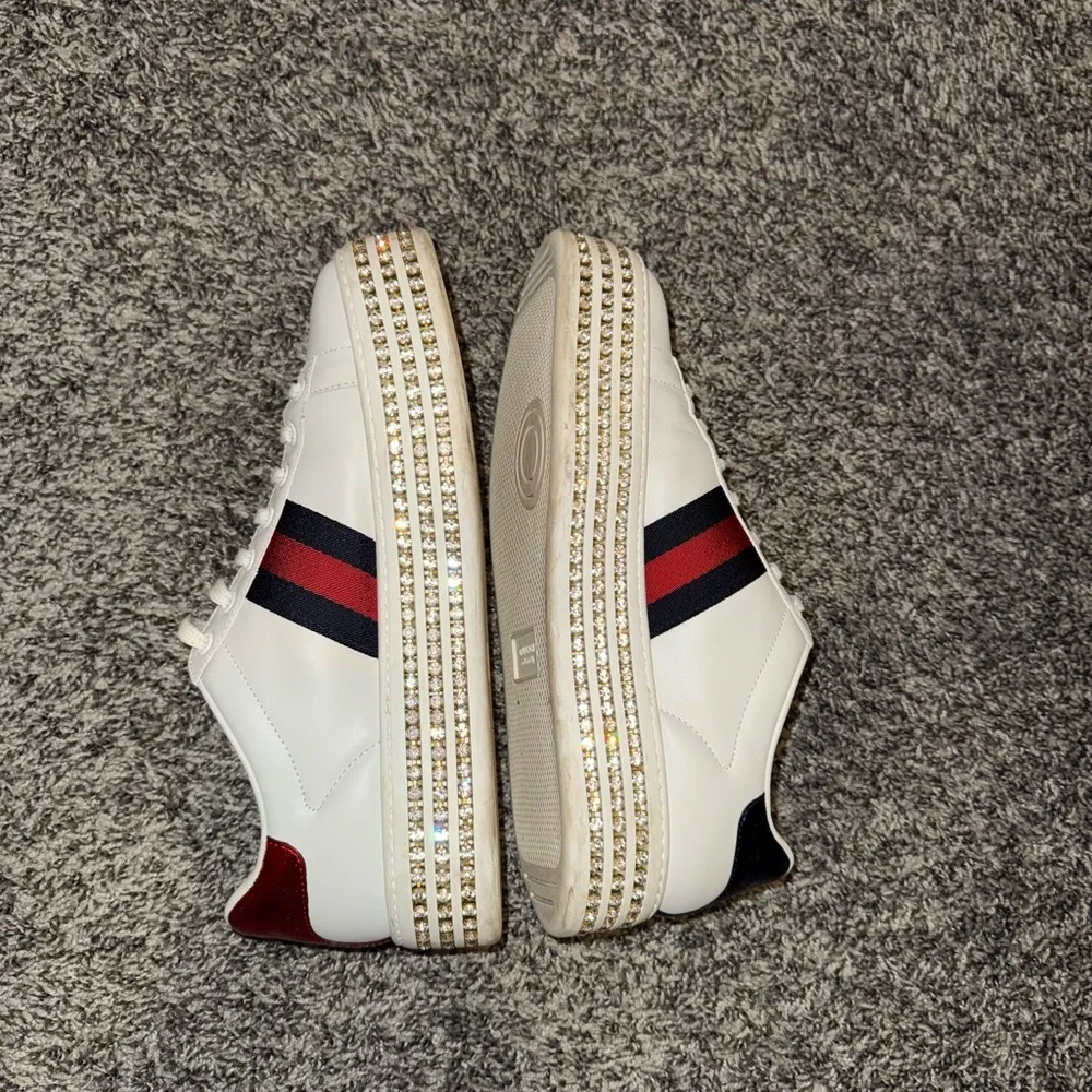 Women’s Gucci Ace Embellished Sneakers - Picture 6 of 8